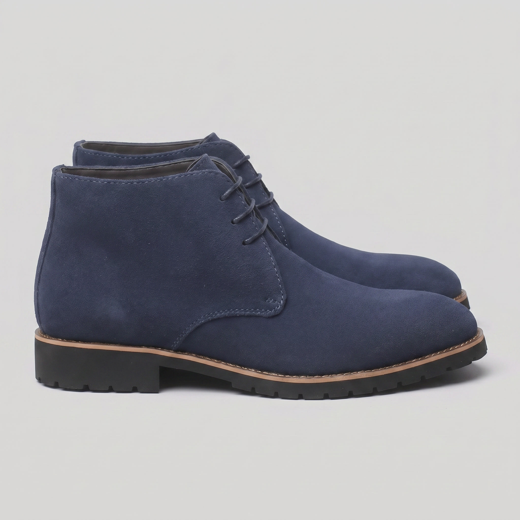 Leather Ankle Boots for Men - Stylish Casual Footwear for Everyday Wear