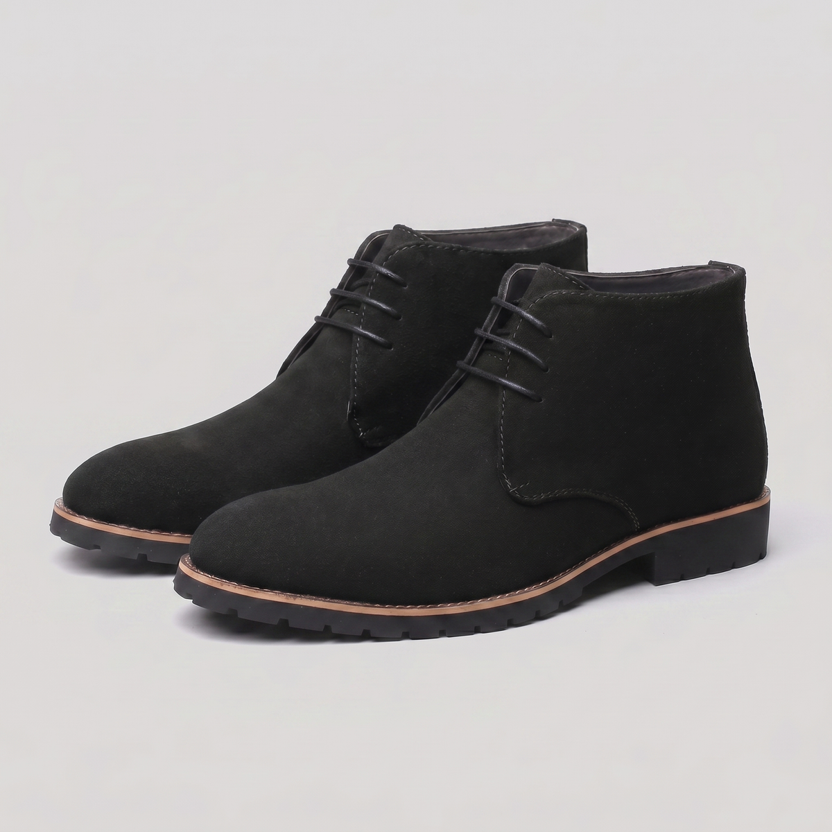 Leather Ankle Boots for Men - Stylish Casual Footwear for Everyday Wear