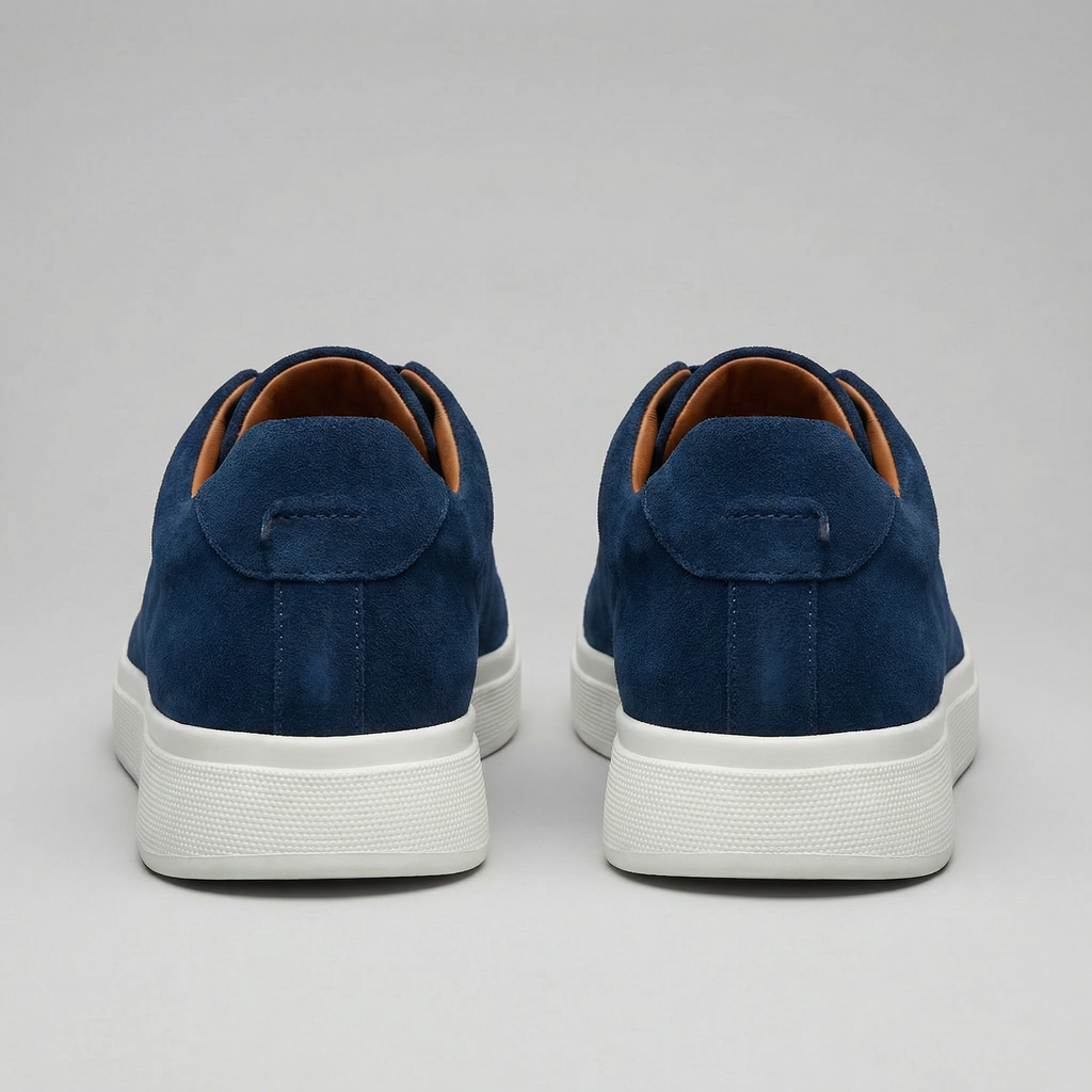 Leather Lace-Up Sneakers for Men | Casual Footwear for Everyday Wear