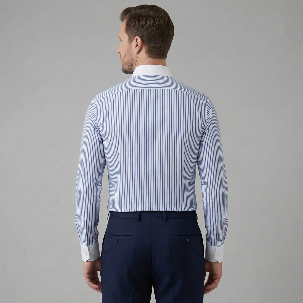 Lightweight Cotton Button-Up Shirt for Men - Casual Wear, Short Sleeve