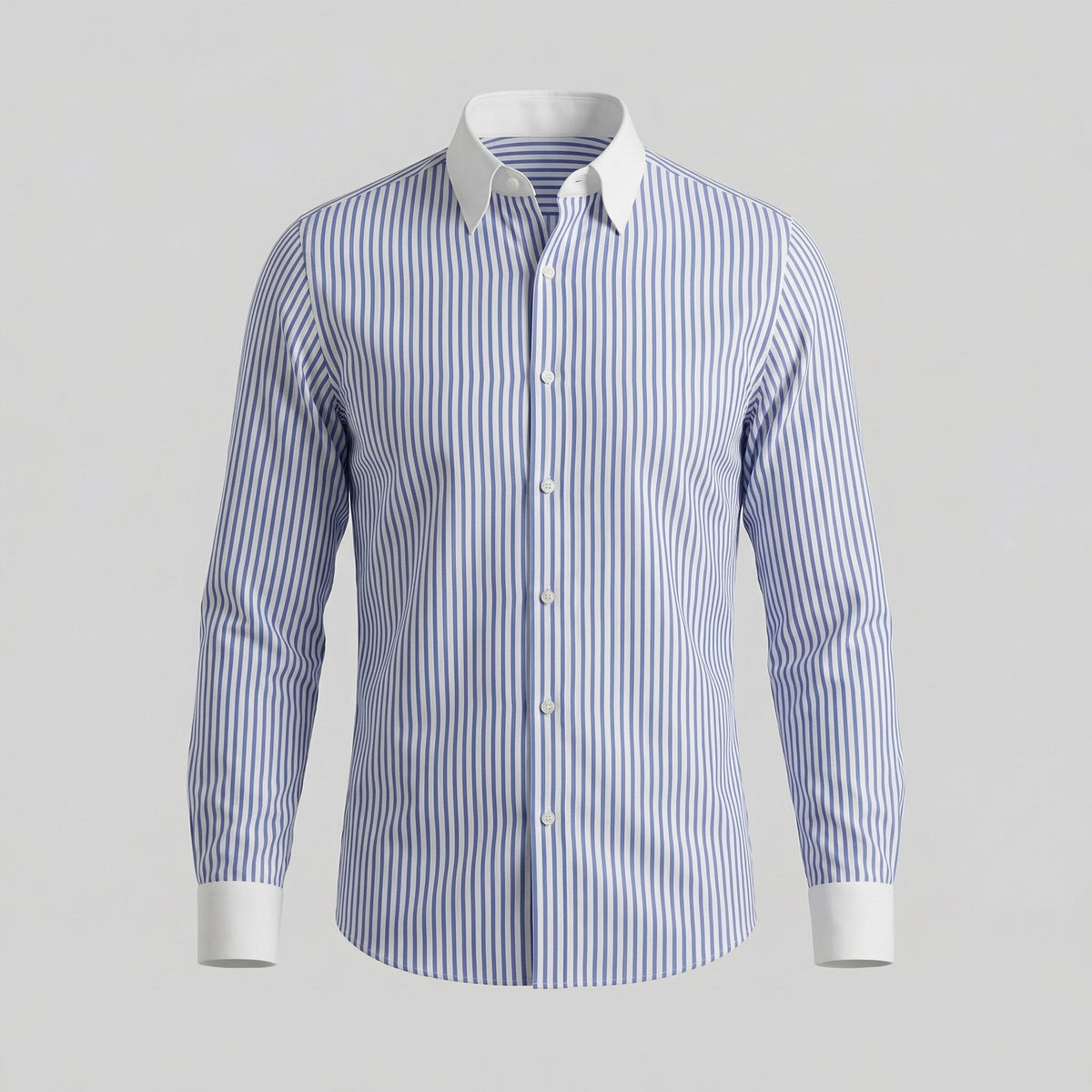 Lightweight Cotton Button-Up Shirt for Men - Casual Wear, Short Sleeve