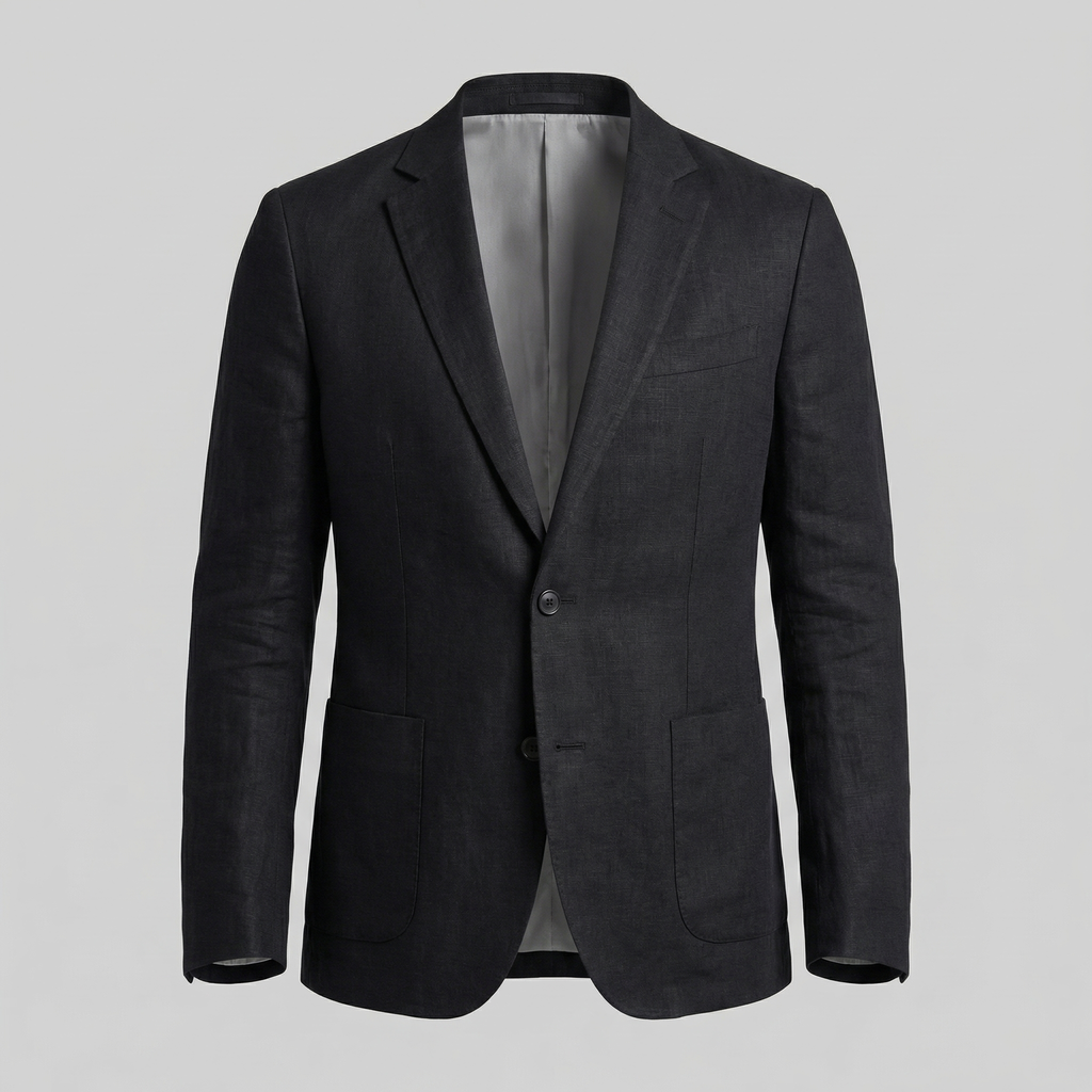 Linen Blazer Jacket for Men - Lightweight Casual Suiting for Summer Events