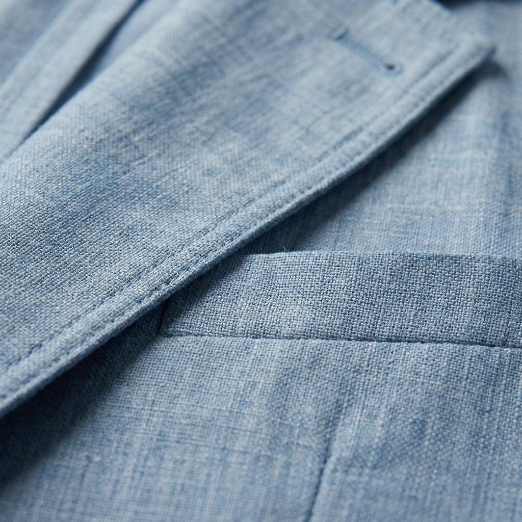 Linen Blazer Jacket for Men - Lightweight Casual Suiting for Summer Events
