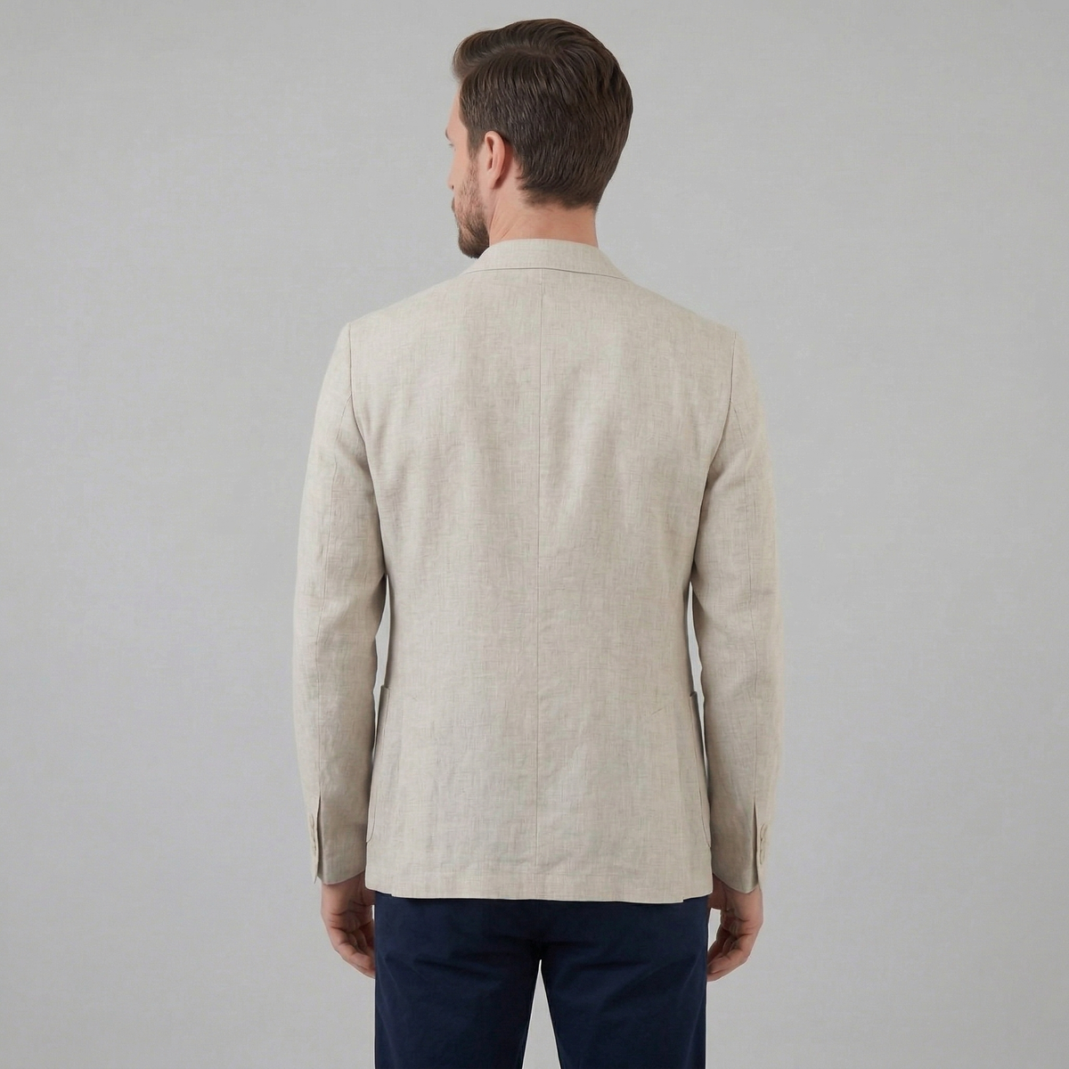Linen Blazer Jacket for Men - Lightweight Casual Suiting for Summer Events