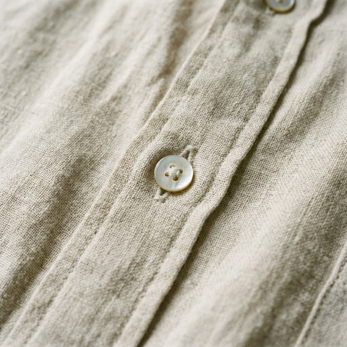 Linen Long Sleeve Shirt for Men - Casual Lightweight Summer Wear