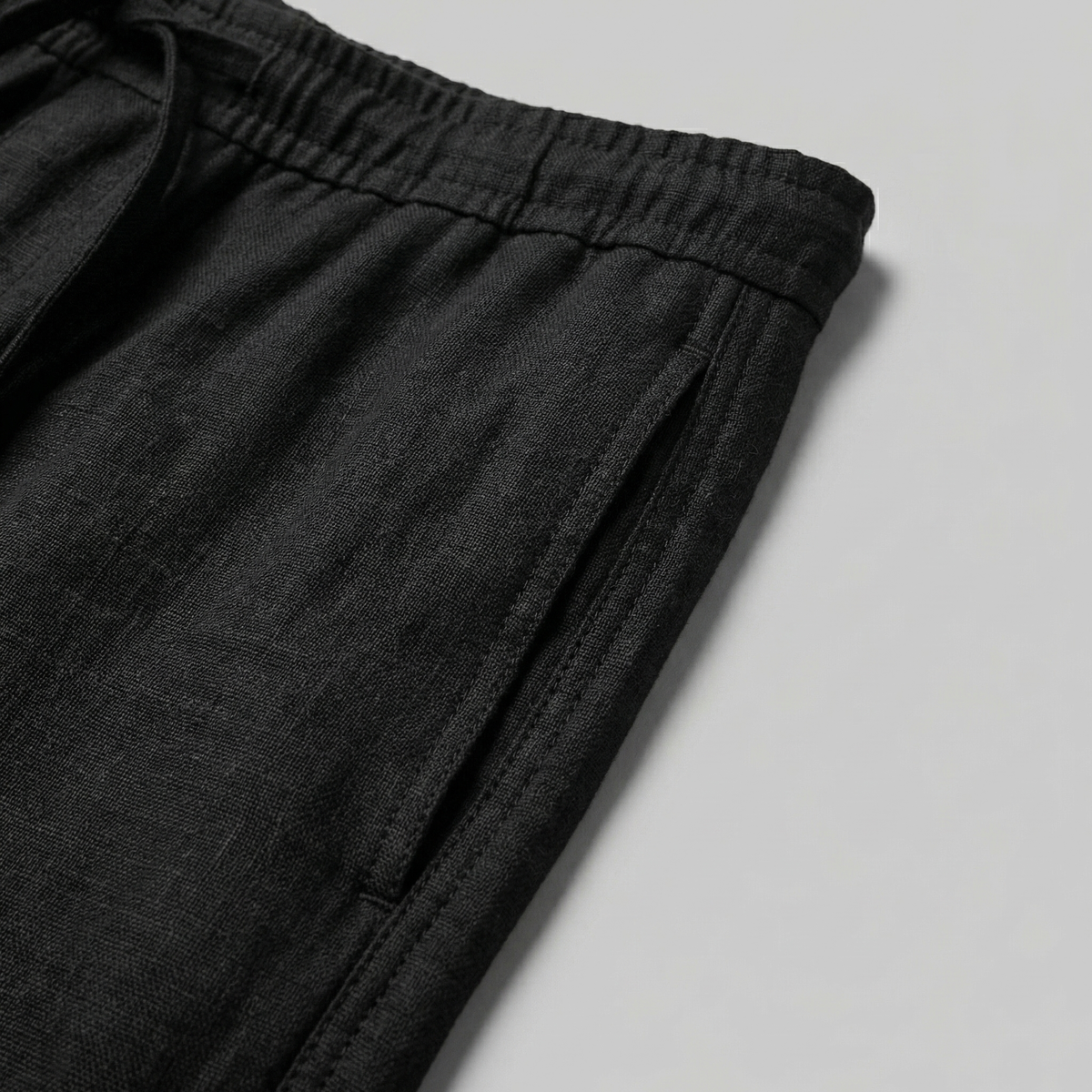 Linen Slim Fit Trousers for Men - Lightweight Casual Wear Pants