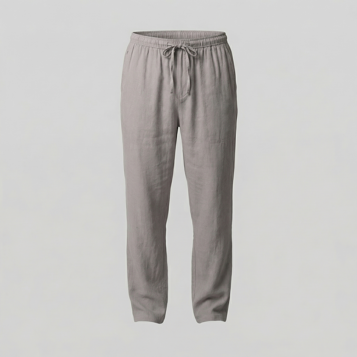 Linen Slim Fit Trousers for Men - Lightweight Casual Wear Pants
