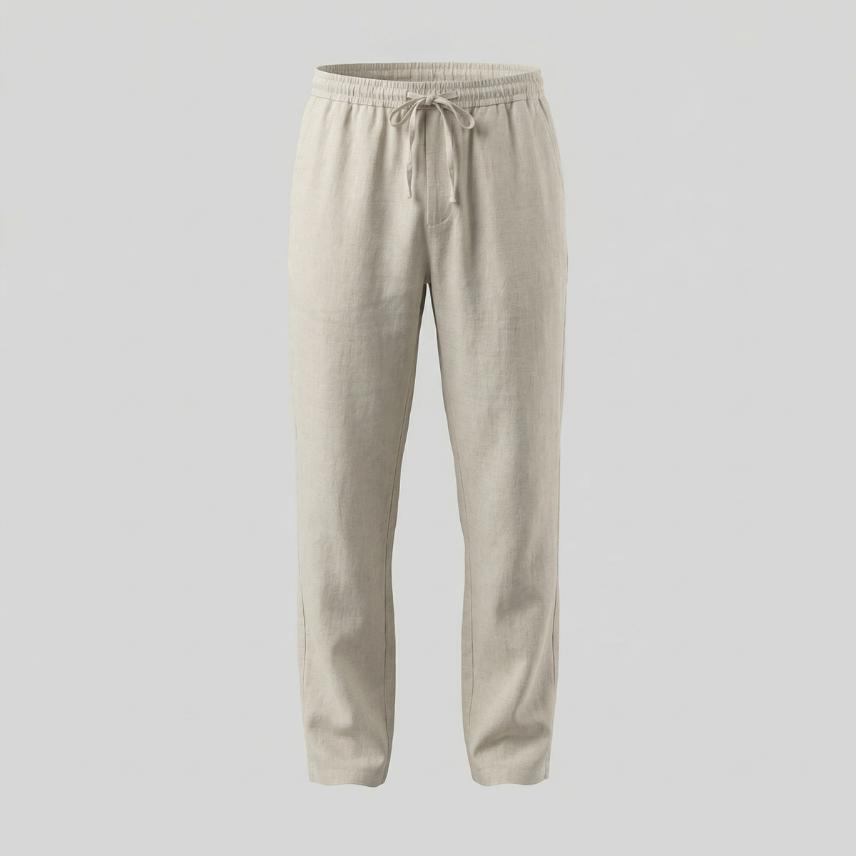 Linen Slim Fit Trousers for Men - Lightweight Casual Wear Pants