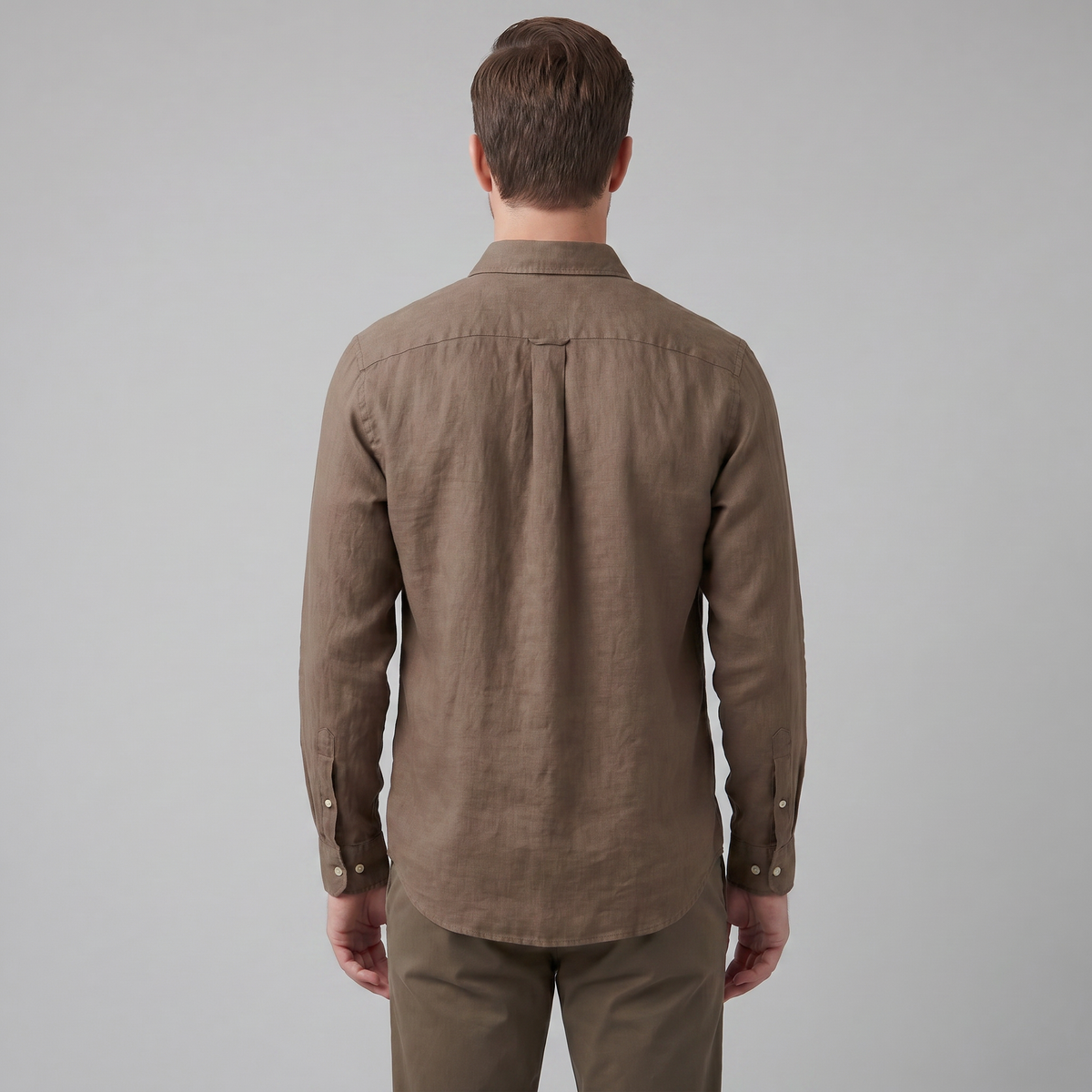 Linen Summer Shirt for Men - Lightweight Casual Short Sleeve Top