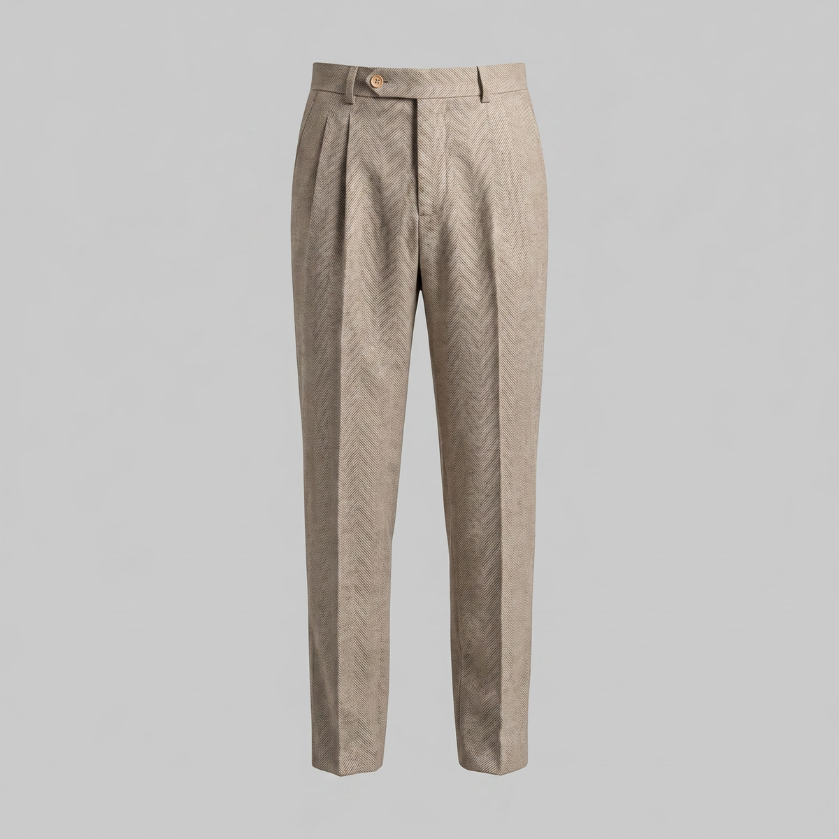 Men's Ankle-Length Trousers - Tailored Fit - Comfortable Casual Wear