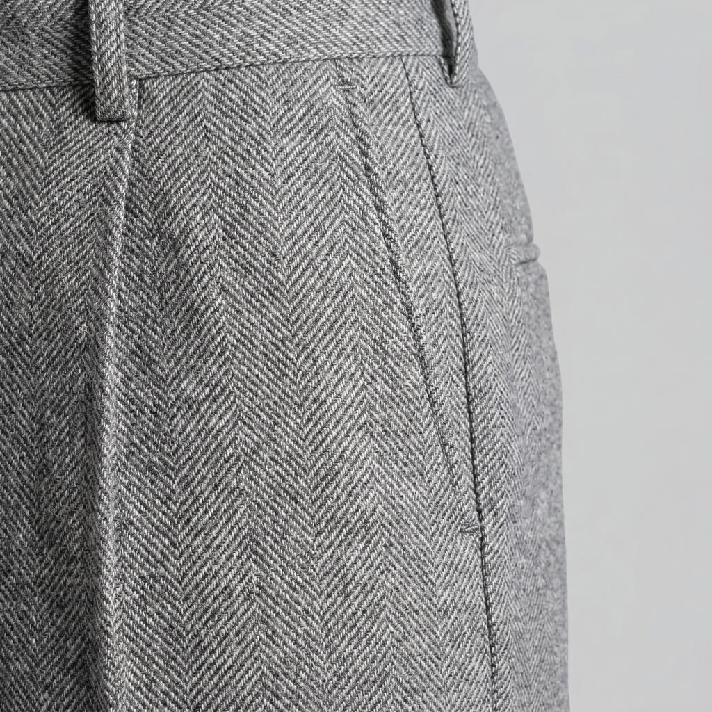 Men's Ankle-Length Trousers - Tailored Fit - Comfortable Casual Wear