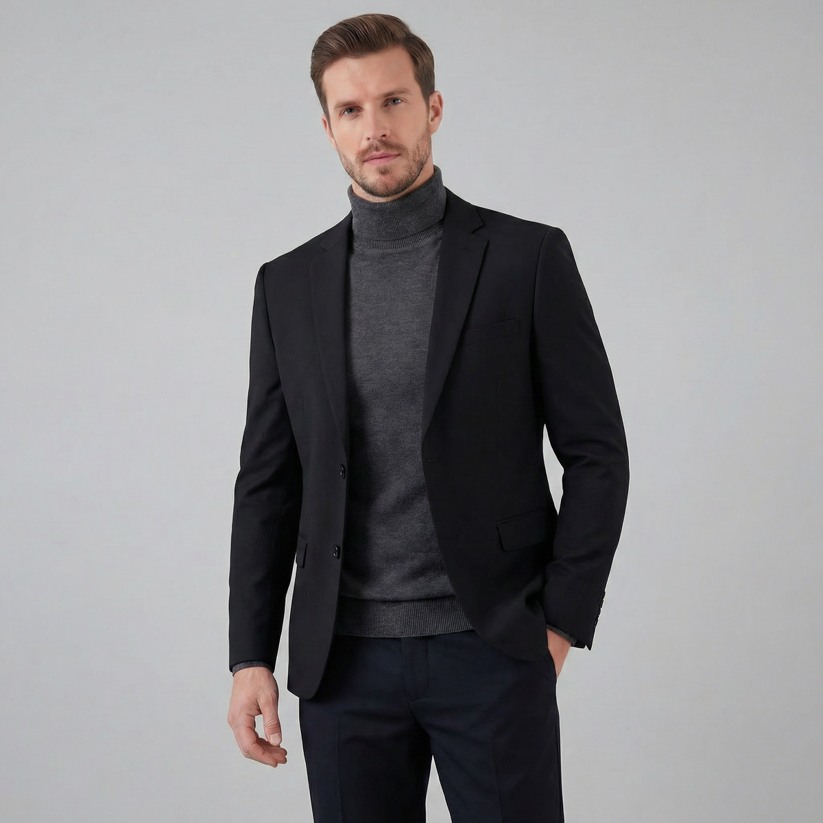 Men's Blazer Jacket - Elegant Design, Tailored Fit for Business & Formal Wear