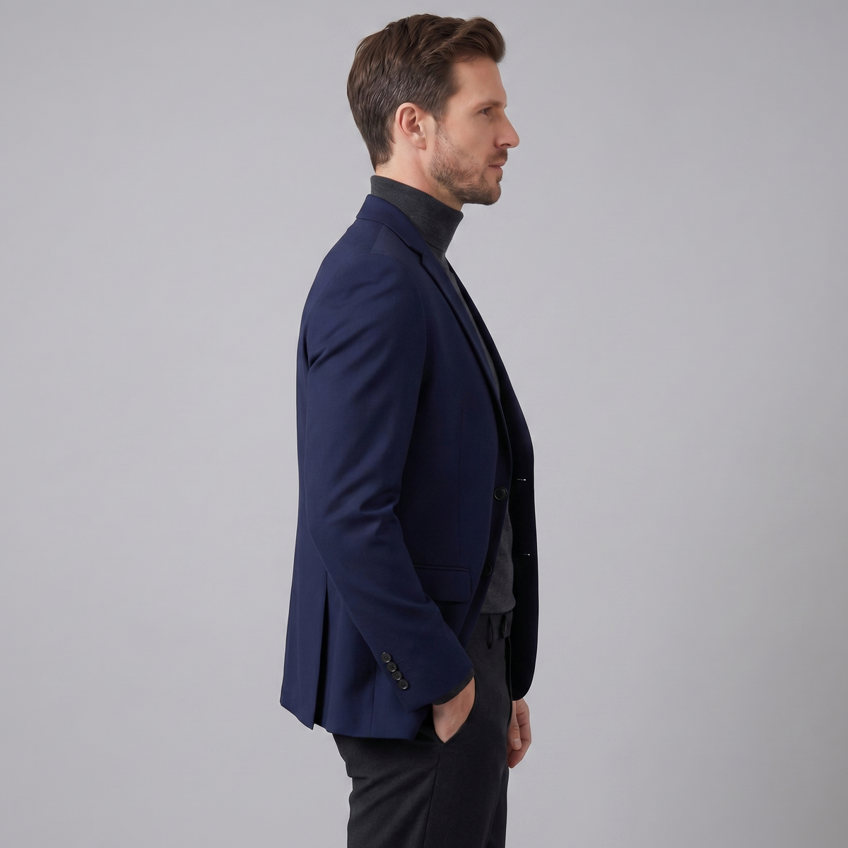 Men's Blazer Jacket - Elegant Design, Tailored Fit for Business & Formal Wear