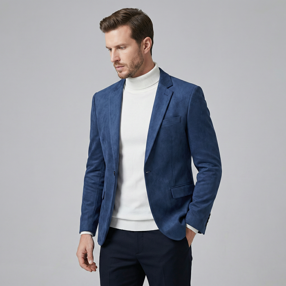 Men's Blazer Jacket - Stylish Tailored Design for Formal and Casual Wear