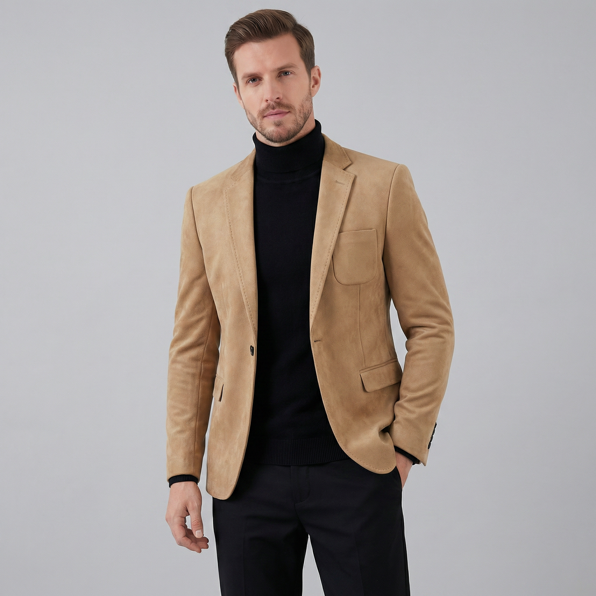 Men's Blazer Jacket - Stylish Tailored Design for Formal and Casual Wear
