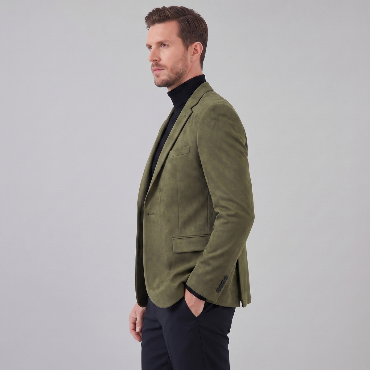 Men's Blazer Jacket - Stylish Tailored Design for Formal and Casual Wear
