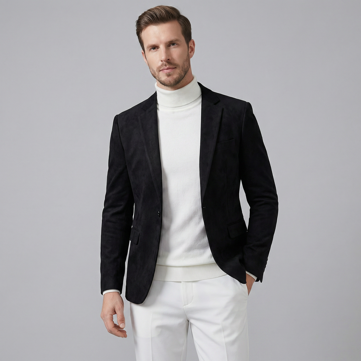 Men's Blazer Jacket - Stylish Tailored Design for Formal and Casual Wear