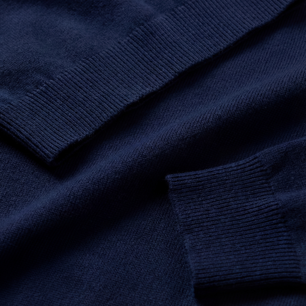 Men's Blue Cotton Classic Polo Shirt for Casual Wear