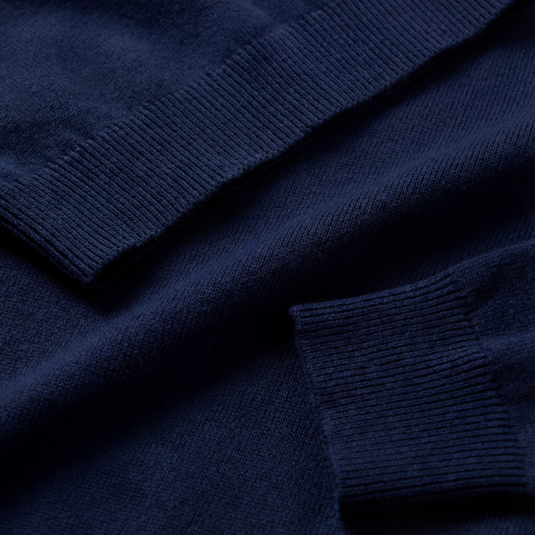 Men's Blue Cotton Classic Polo Shirt for Casual Wear