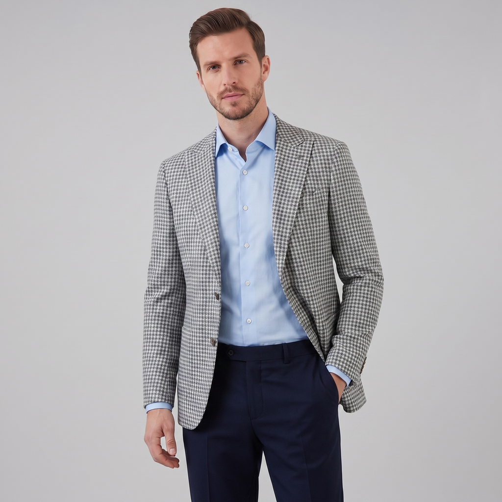 Men's Casual Blazer Jacket - Lightweight Fabric, Stylish Design for Everyday Wear