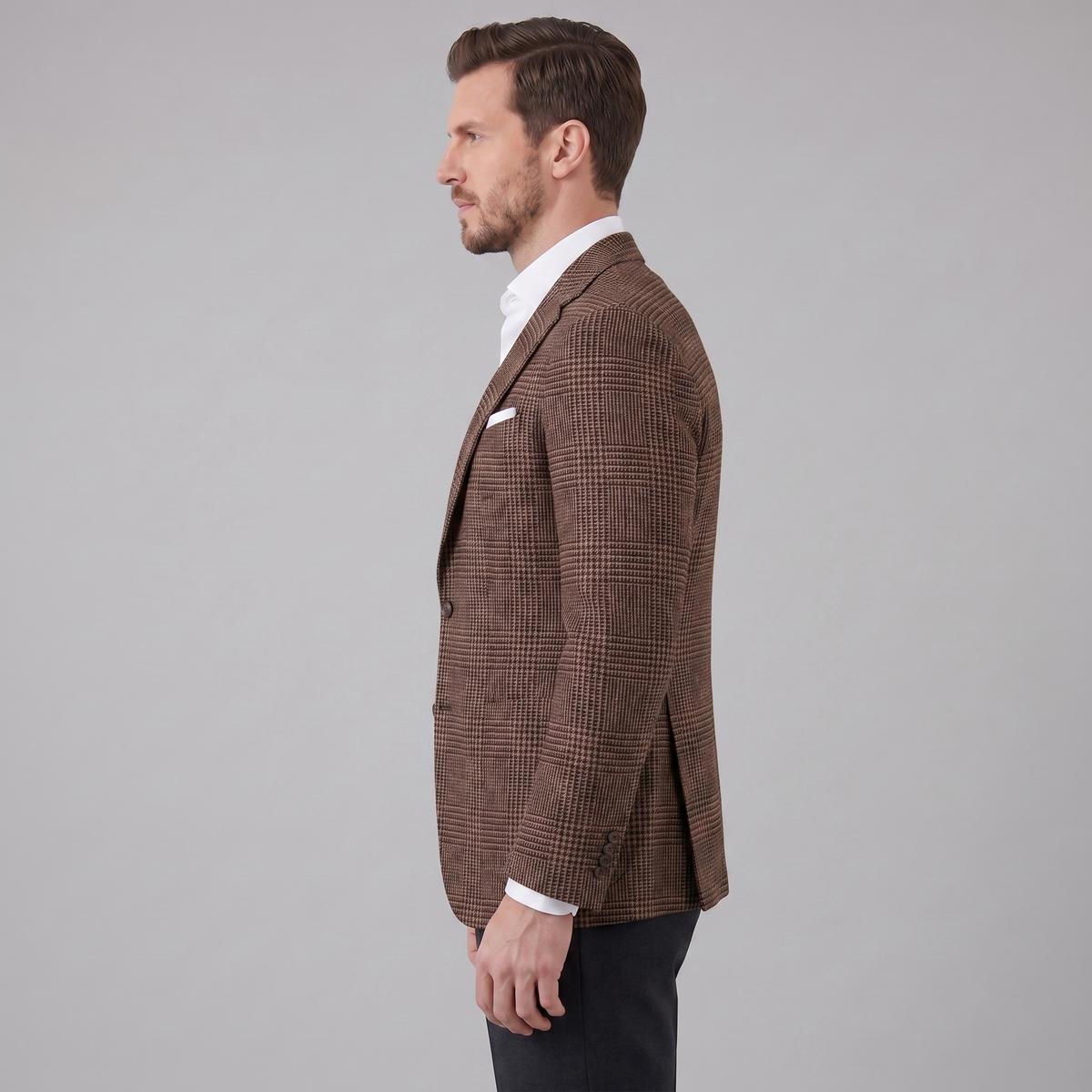 Men's Casual Check Blazer Jacket - Lightweight Sport Coat for Everyday Wear
