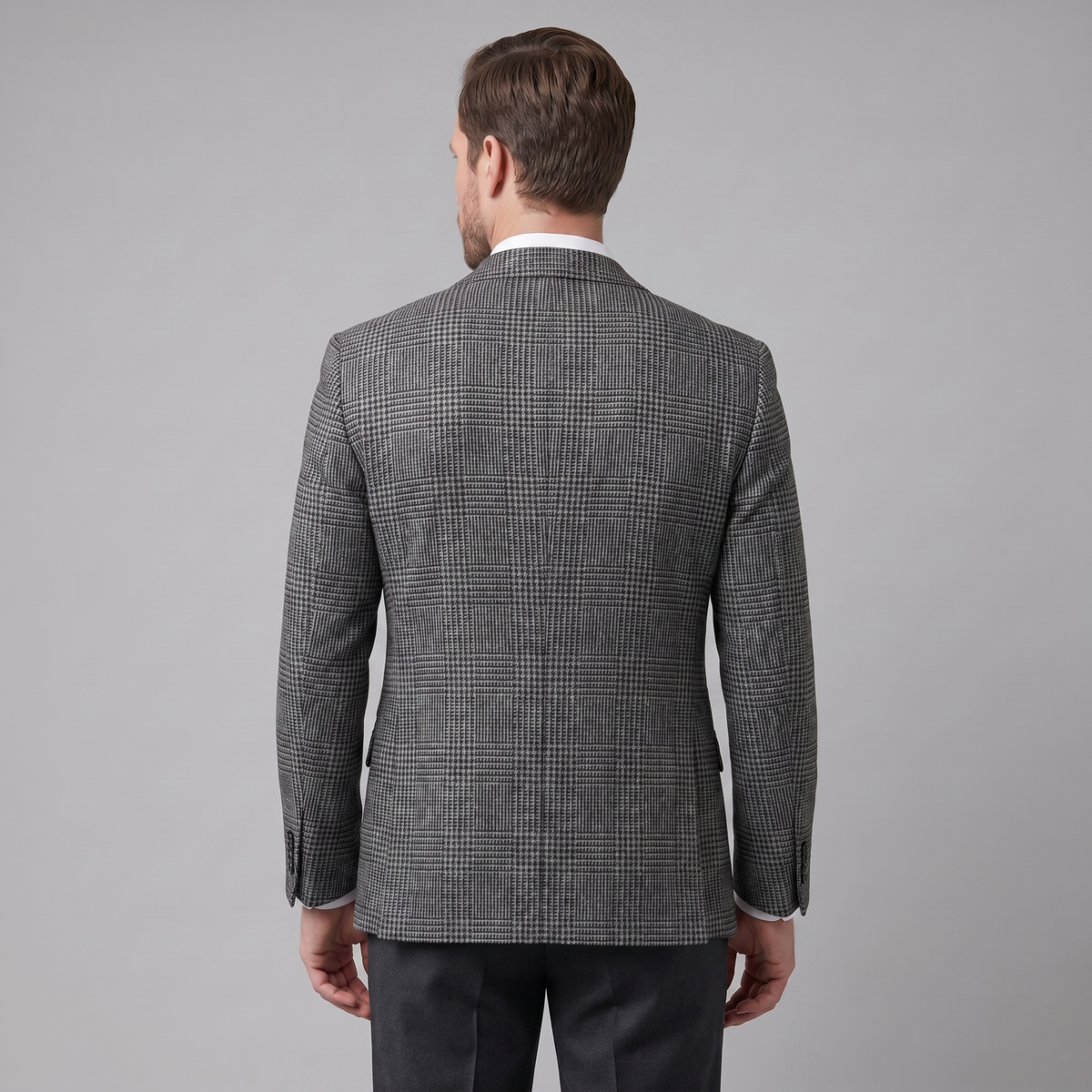 Men's Casual Check Blazer Jacket - Lightweight Sport Coat for Everyday Wear
