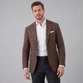 Men's Casual Check Blazer Jacket - Lightweight Sport Coat for Everyday Wear