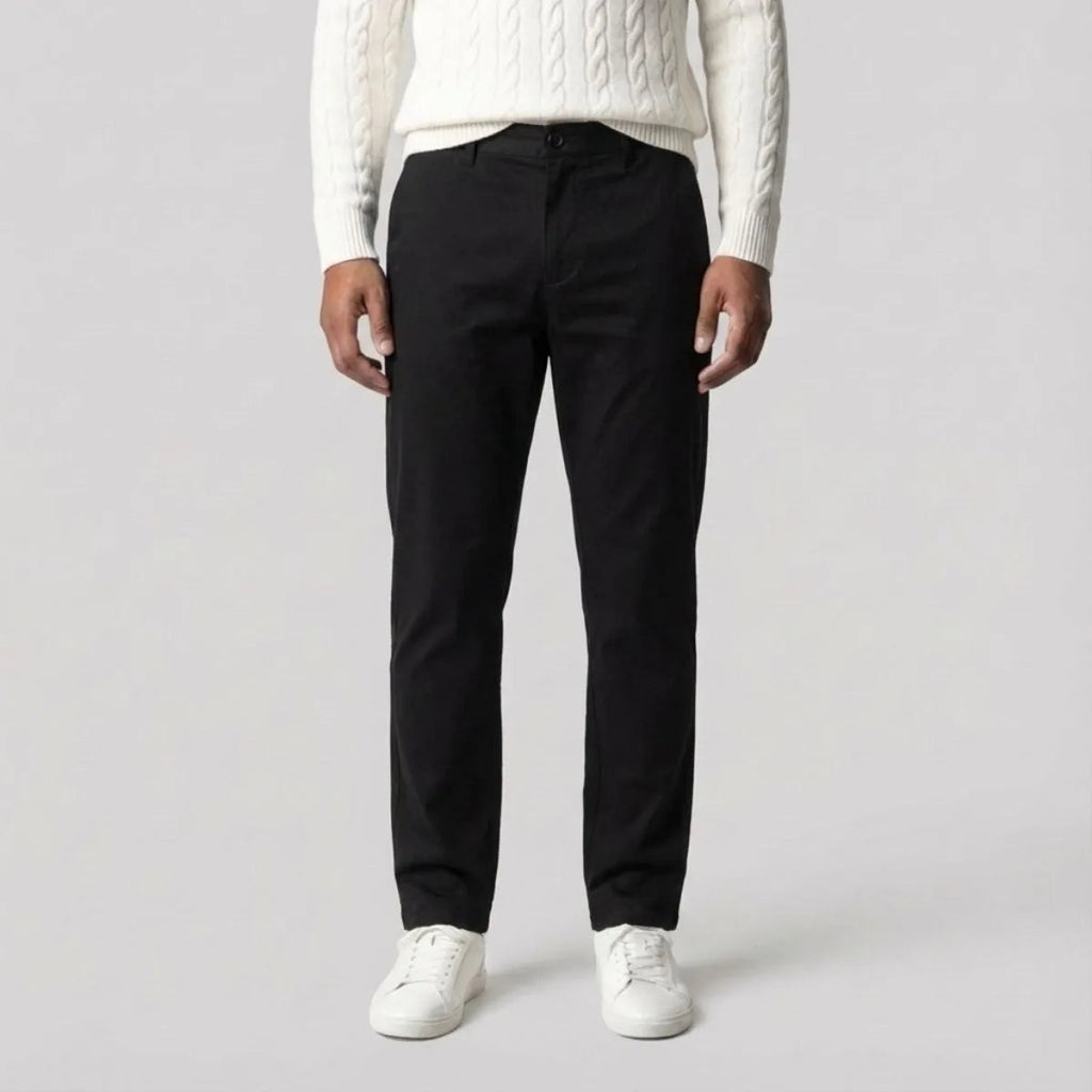 Men's Chino Pants - Regular Fit, Straight Leg, Casual Wear, Cotton Blend