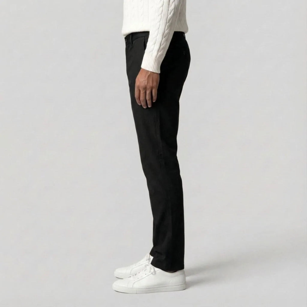 Men's Chino Pants - Regular Fit, Straight Leg, Casual Wear, Cotton Blend