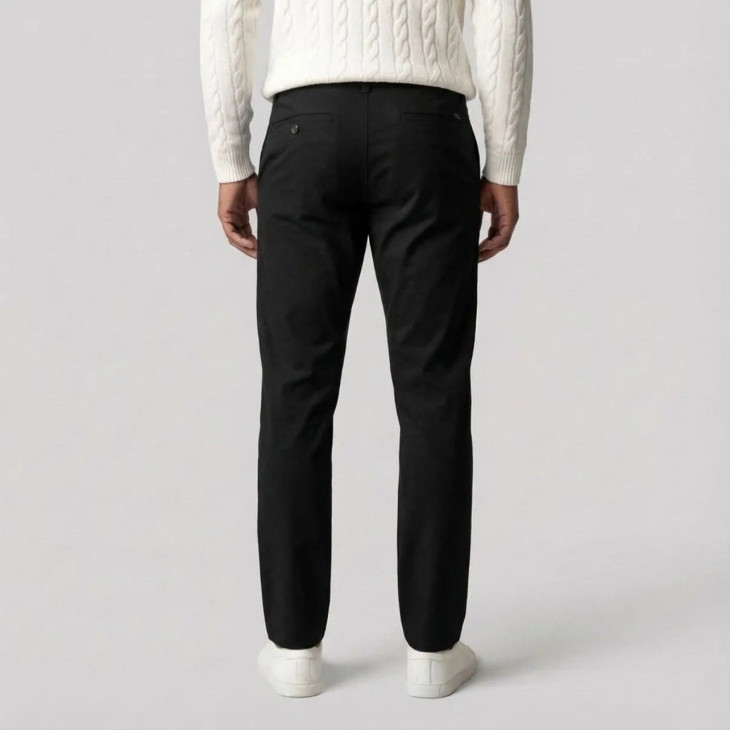 Men's Chino Pants - Regular Fit, Straight Leg, Casual Wear, Cotton Blend