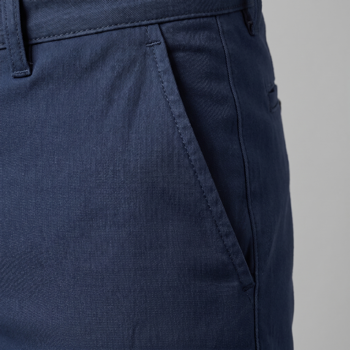 Men's Chino Trousers - Straight Leg, Cotton Blend, Casual Wear