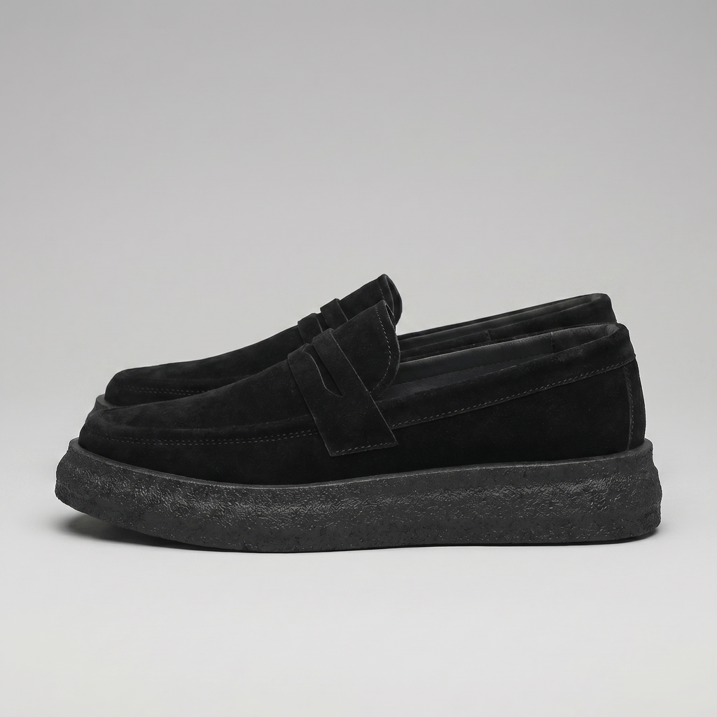 Men's Comfortable Slip-On Loafers - Casual Suede Shoes for Everyday Wear