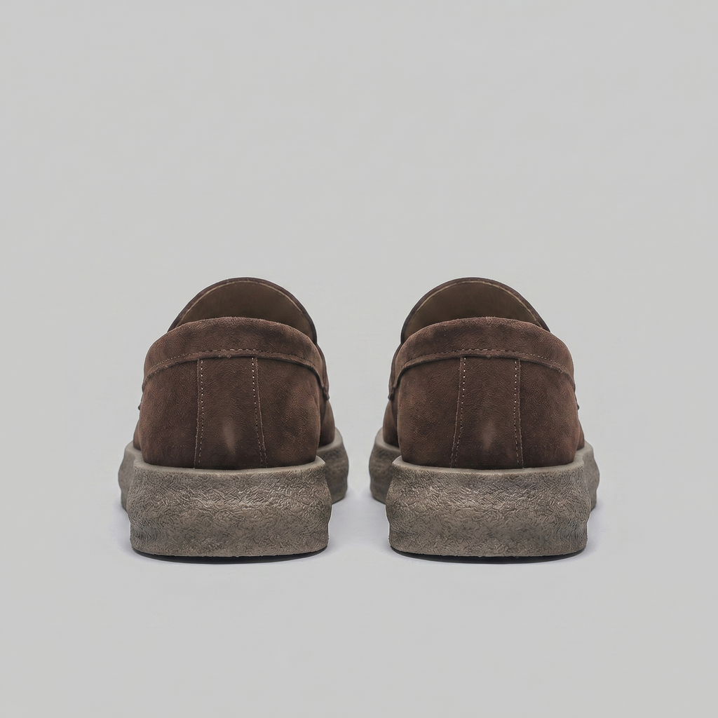 Men's Comfortable Slip-On Loafers - Casual Suede Shoes for Everyday Wear