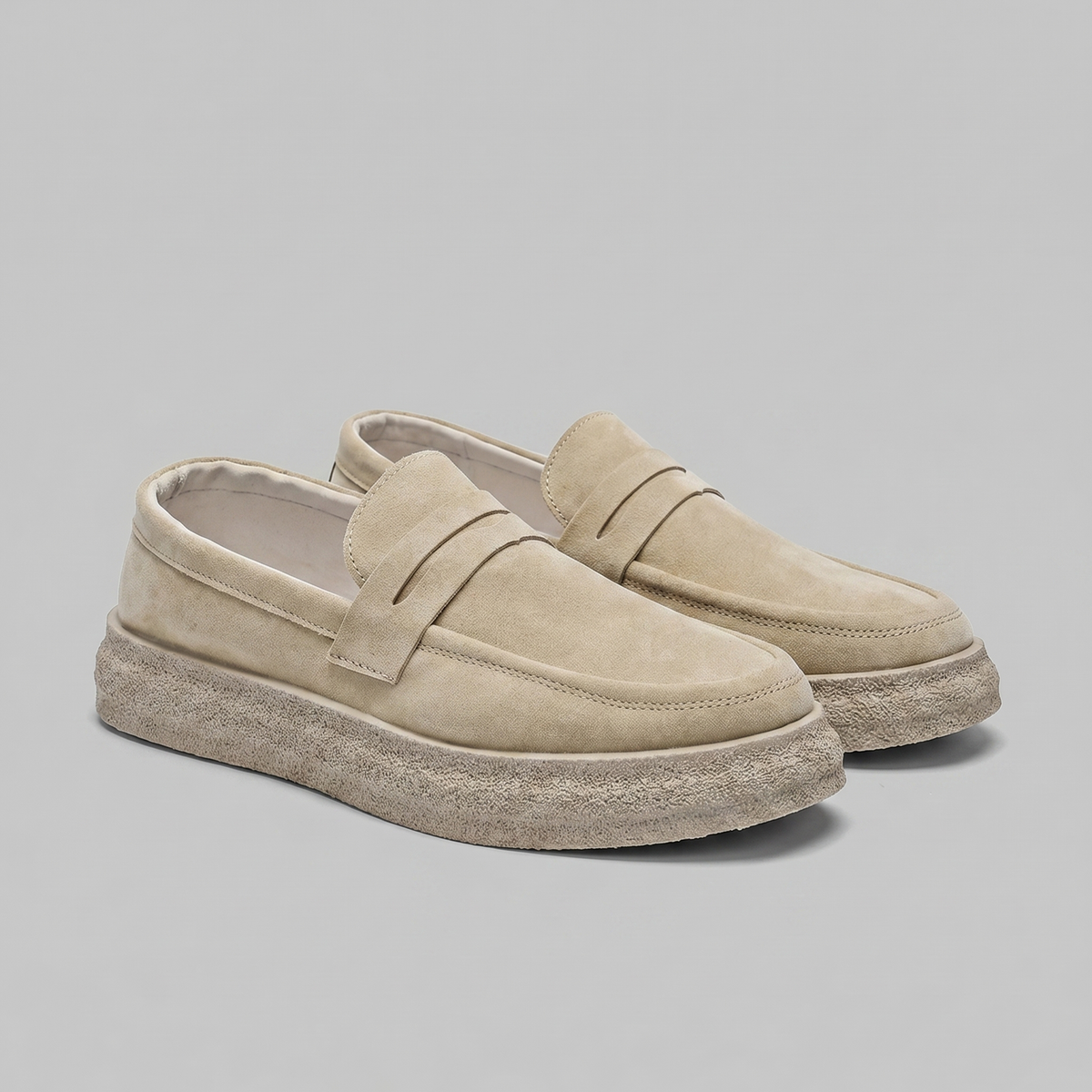 Men's Comfortable Slip-On Loafers - Casual Suede Shoes for Everyday Wear