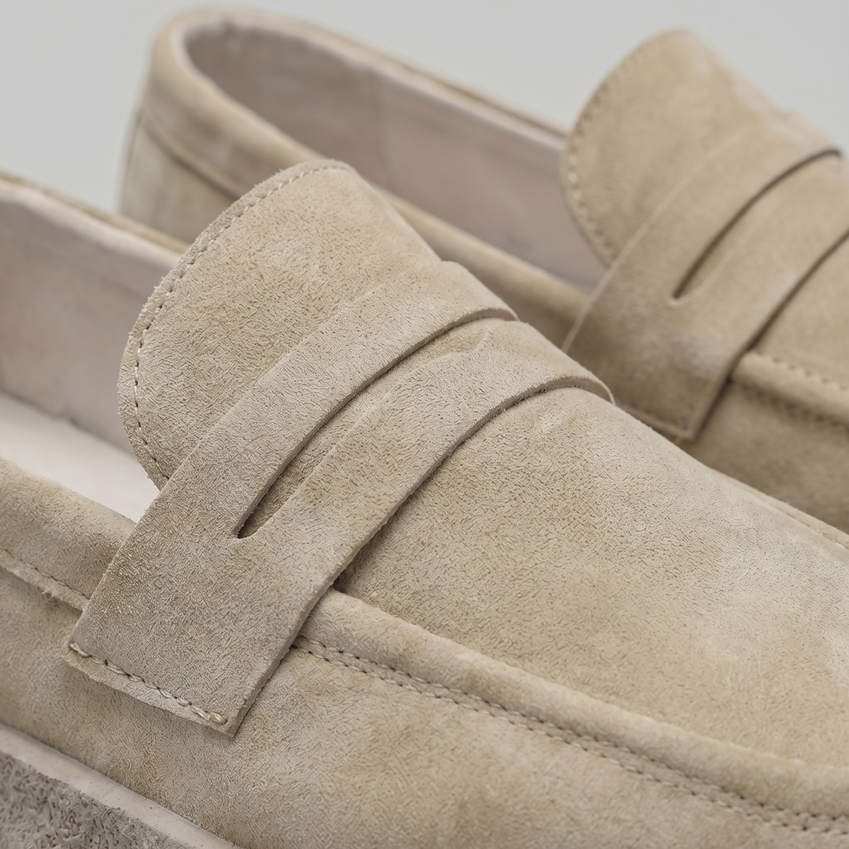 Men's Comfortable Slip-On Loafers - Casual Suede Shoes for Everyday Wear