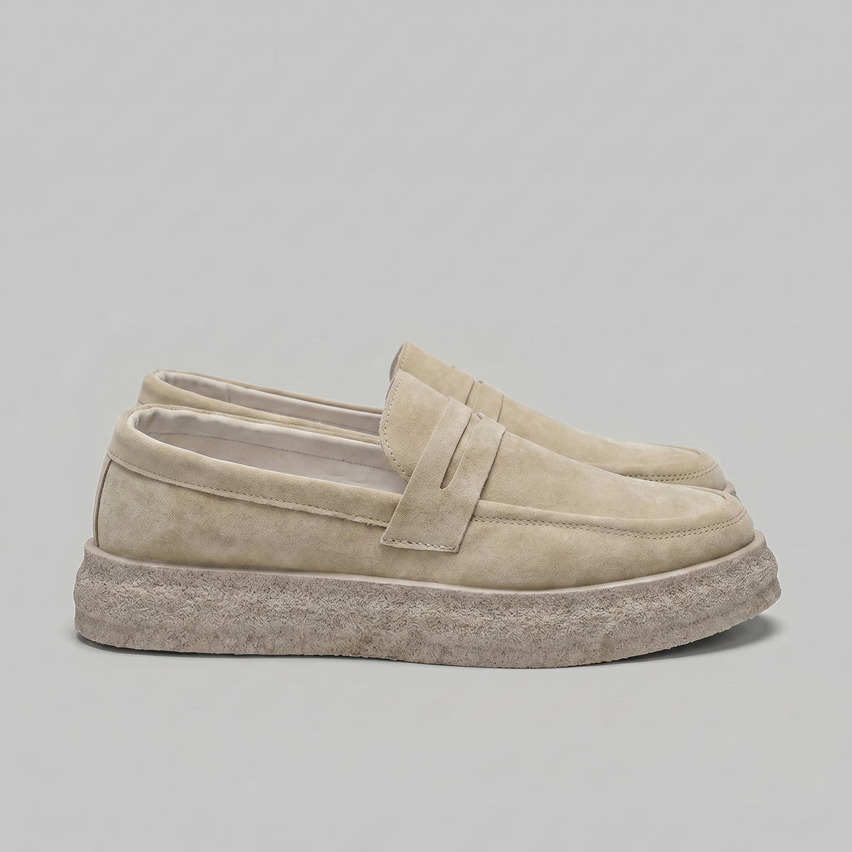 Men's Comfortable Slip-On Loafers - Casual Suede Shoes for Everyday Wear