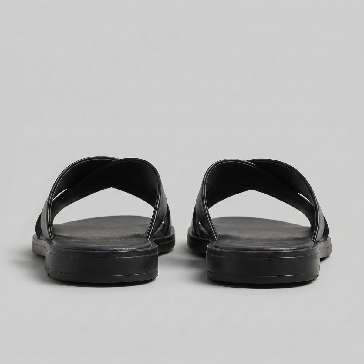 Men's Cross Strap Slide Sandals for Casual Wear - Comfortable Footwear