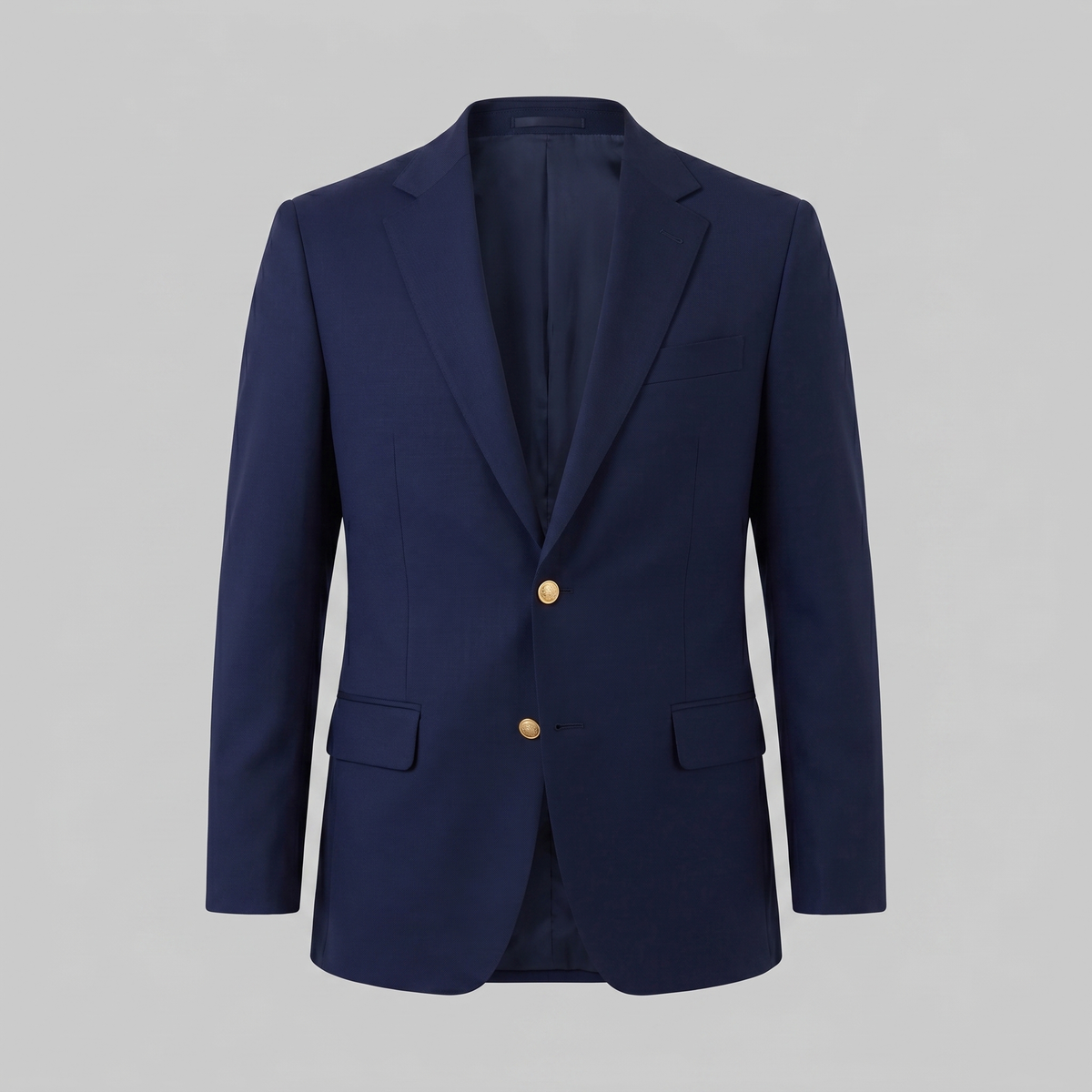 Men's Grey Tailored Blazer Jacket - Formal Wear for Business and Events