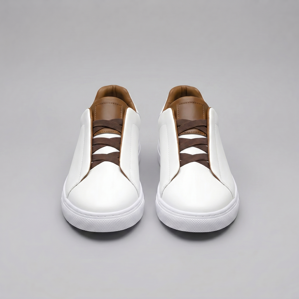 Men's Lace-Free Classic Sneakers - Casual Footwear for Everyday Wear