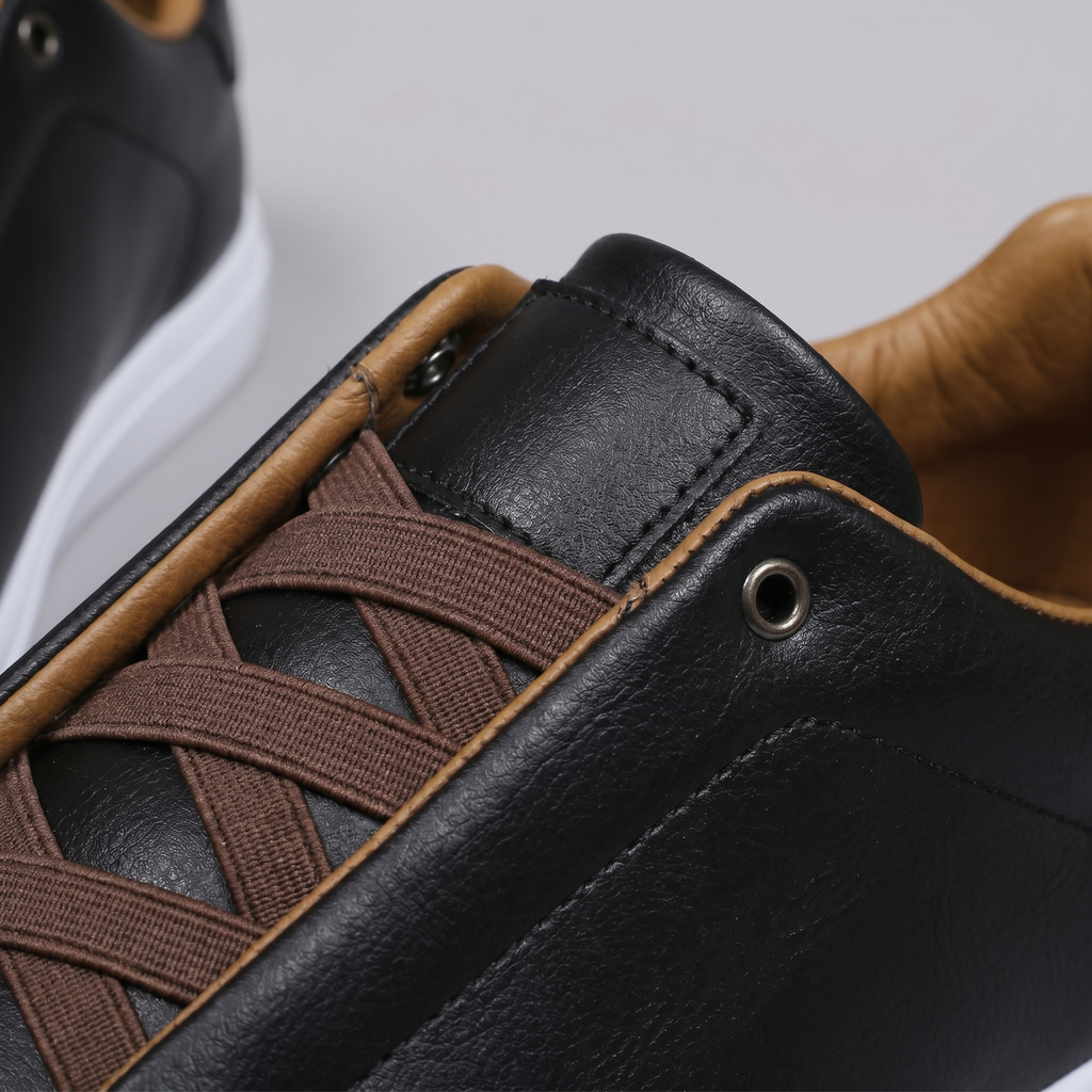 Men's Lace-Free Classic Sneakers - Casual Footwear for Everyday Wear