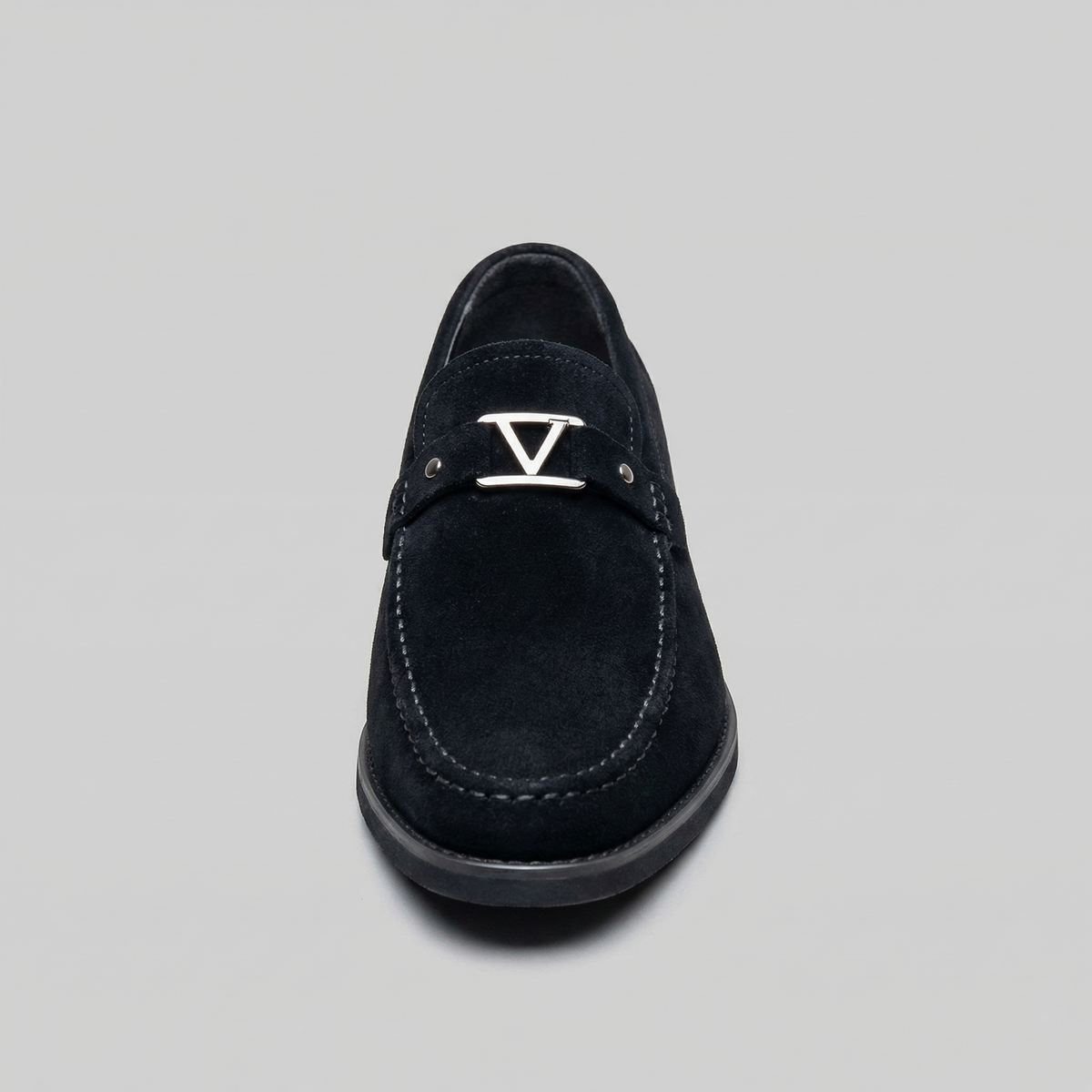 Men's Leather Business Loafers - Elegant Slip-On Dress Shoes for Office Wear
