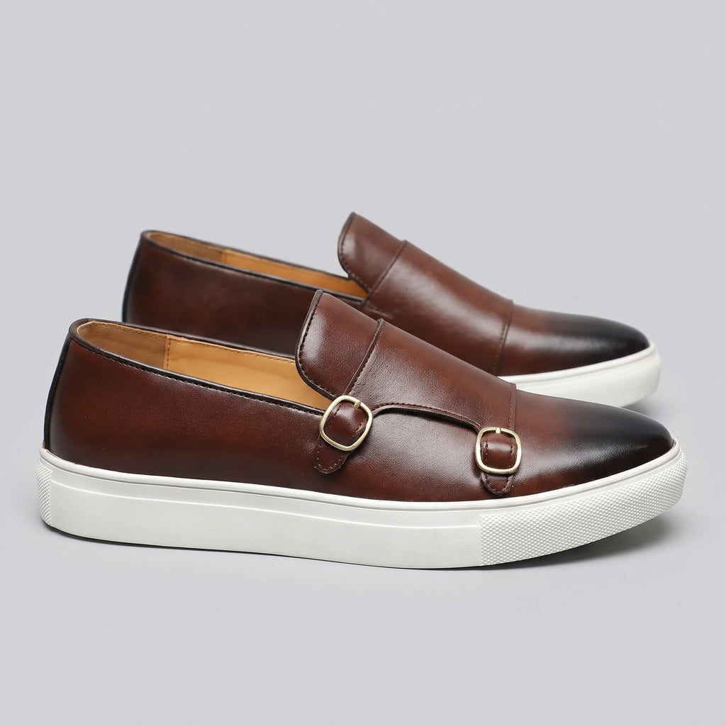 Men's Leather Loafers - Casual Slip-On Shoes for Everyday Wear