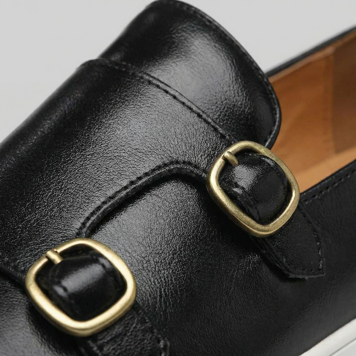 Men's Leather Loafers - Casual Slip-On Shoes for Everyday Wear