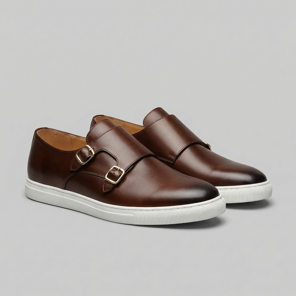 Men's Leather Loafers - Casual Slip-On Shoes for Everyday Wear
