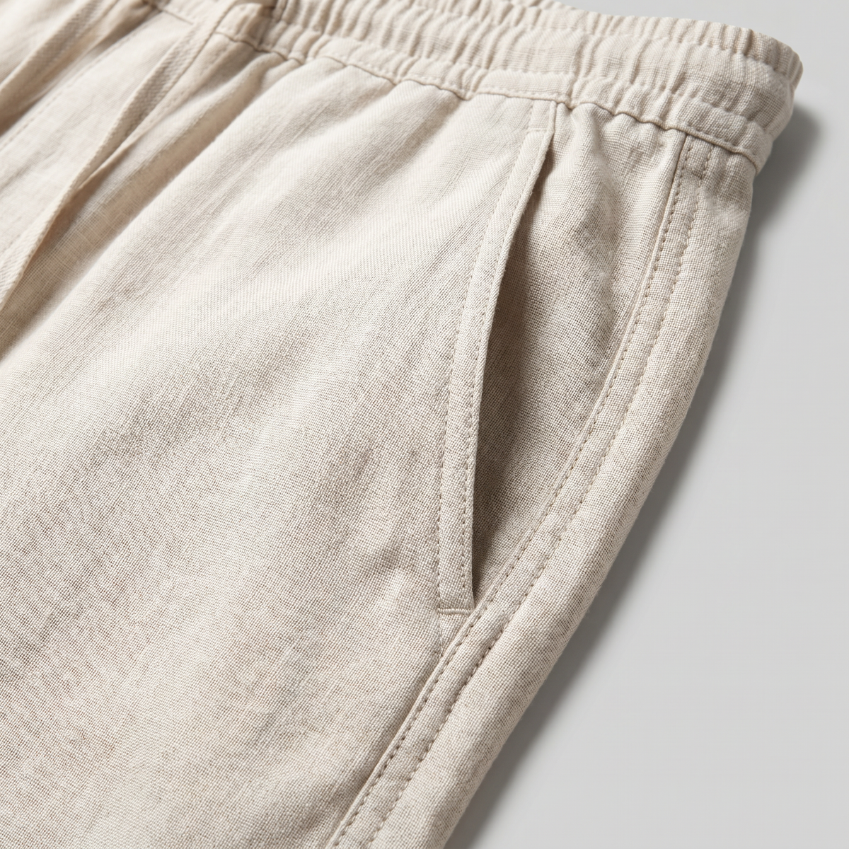 Men's Linen Baggy Pants for Casual Wear - Lightweight and Comfortable