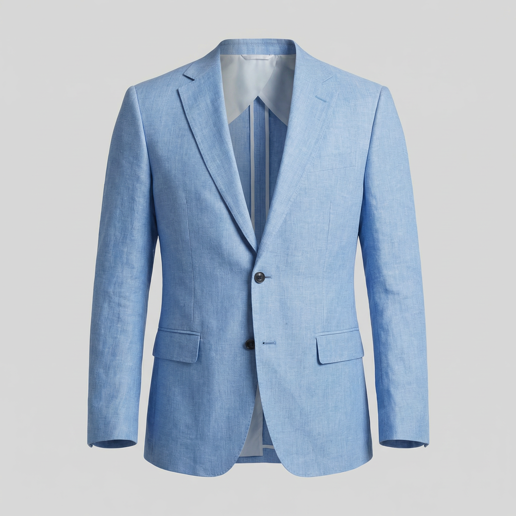 Men's Linen Blazer Jacket - Casual Style for Everyday Wear