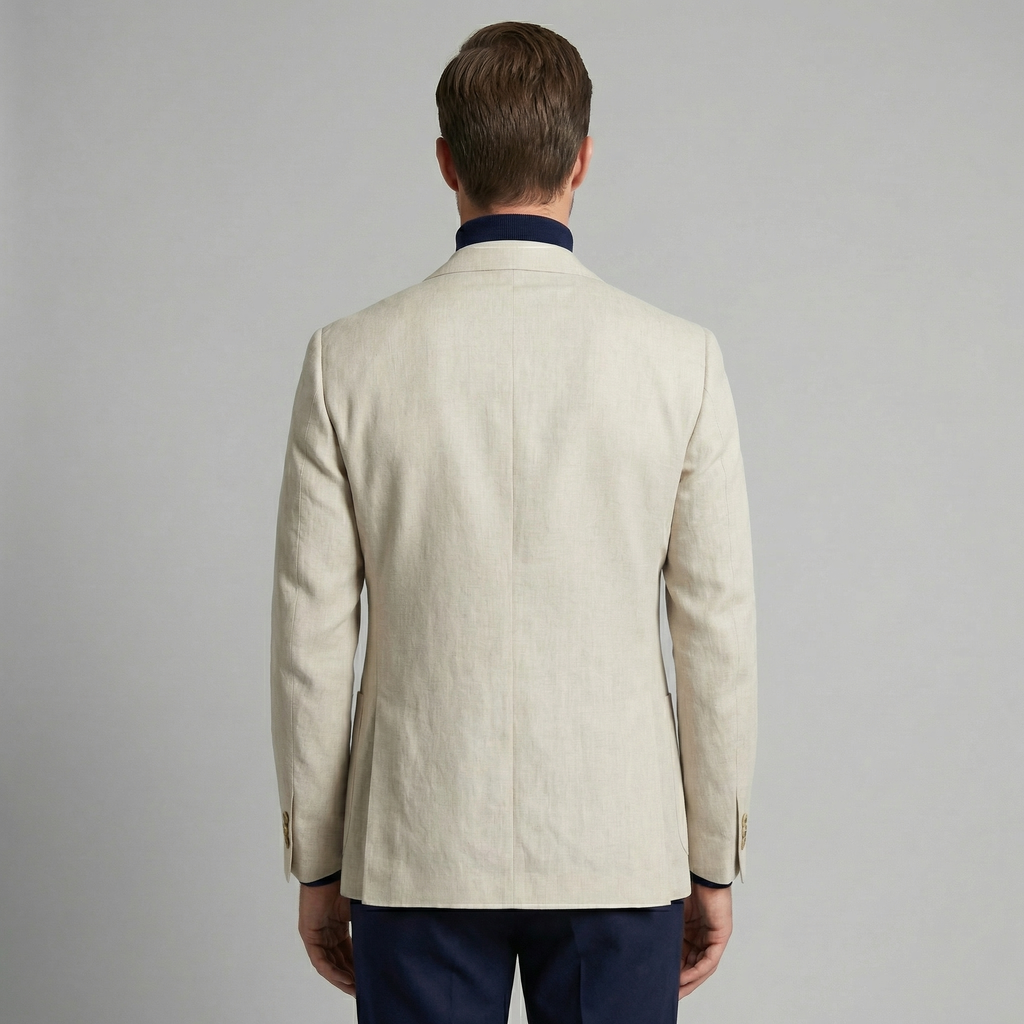 Men's Linen Blazer Jacket - Casual Style for Everyday Wear