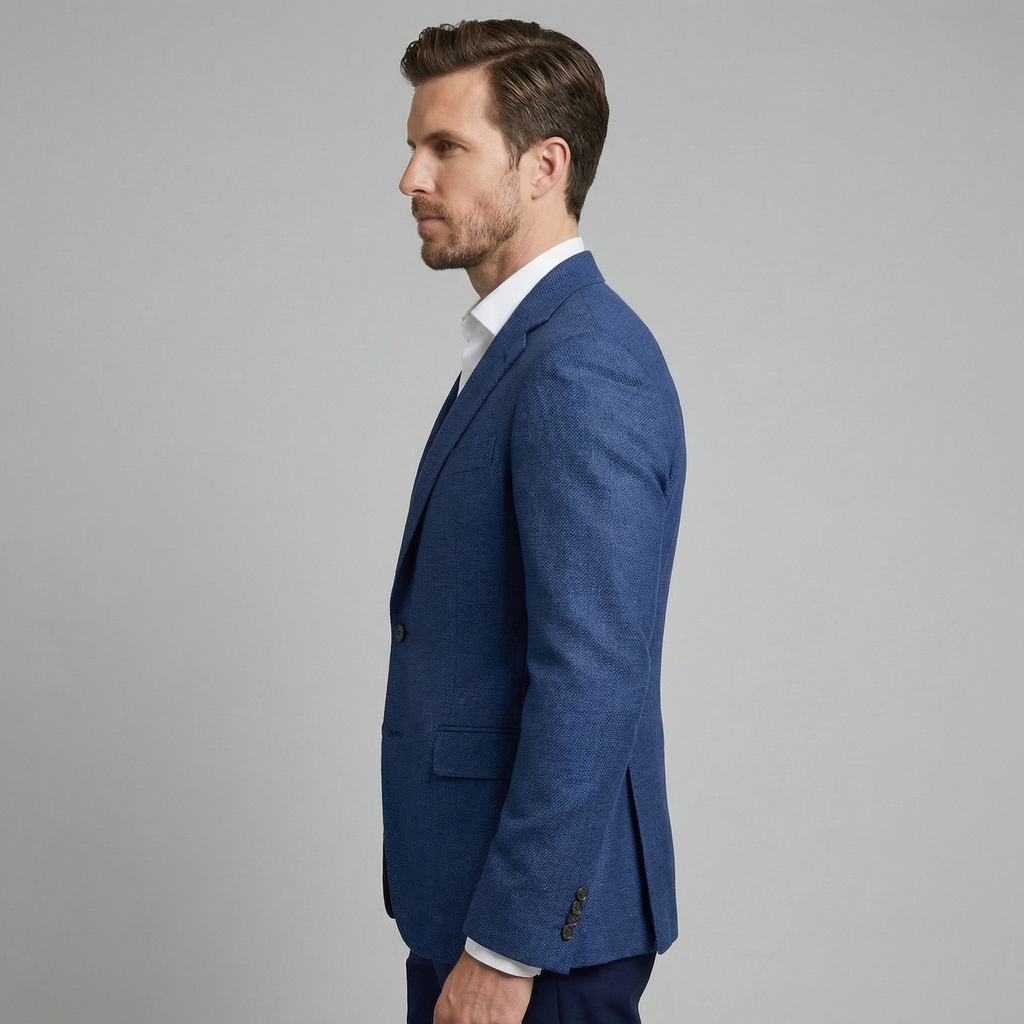 Men's Linen Blazer Jacket - Casual Style for Everyday Wear