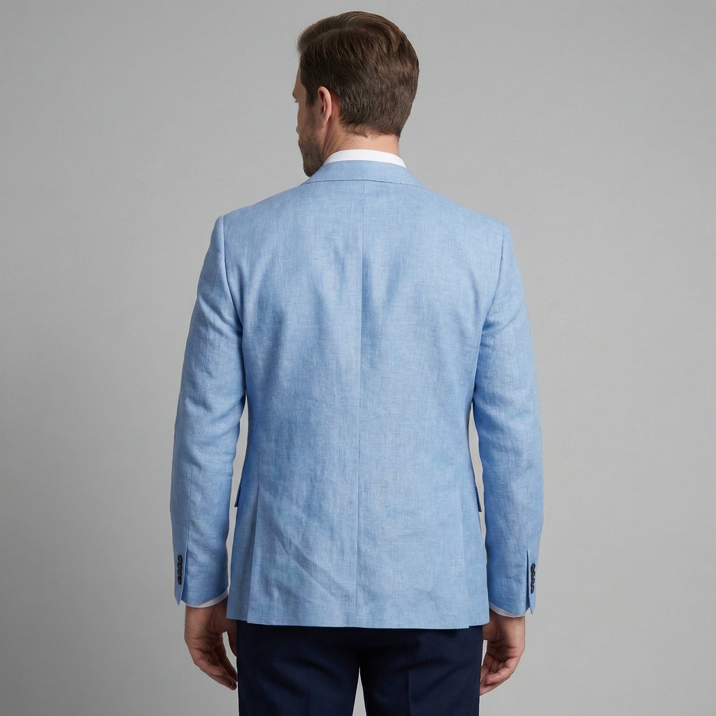 Men's Linen Blazer Jacket - Casual Style for Everyday Wear