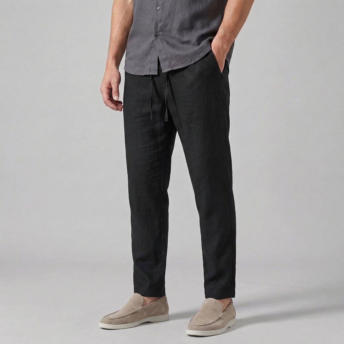 Men's Linen Casual Trousers for Comfortable Everyday Wear
